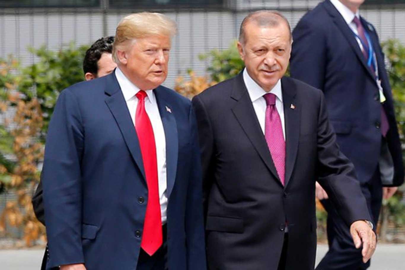 Cumhurbaşkanı Erdoğan, Trump ile İdlib'i görüştü Cumhurbaşkanı Erdoğan, Trump ile İdlib'i görüştü
